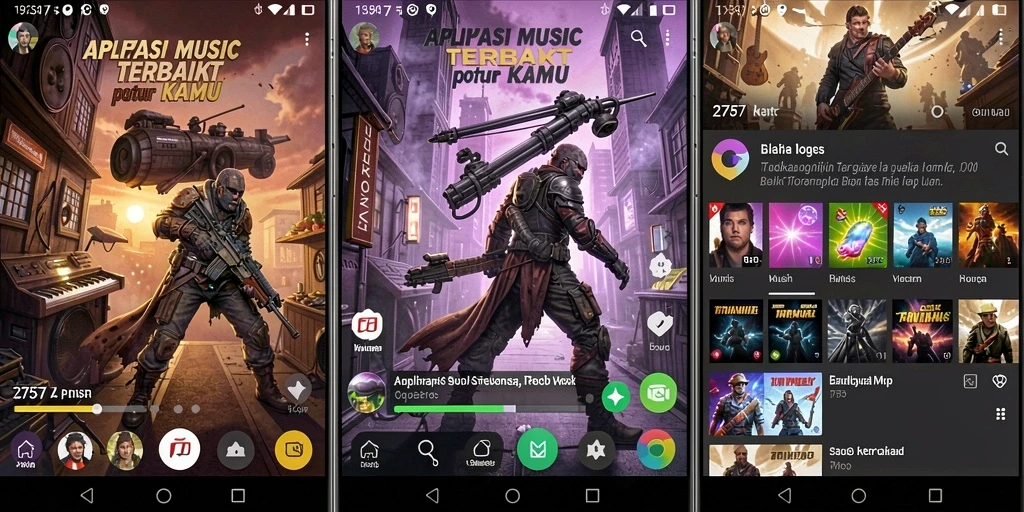 Screenshot gameplay <strong>2757</strong> menampilkan pengalaman musik yang menyenangkan.