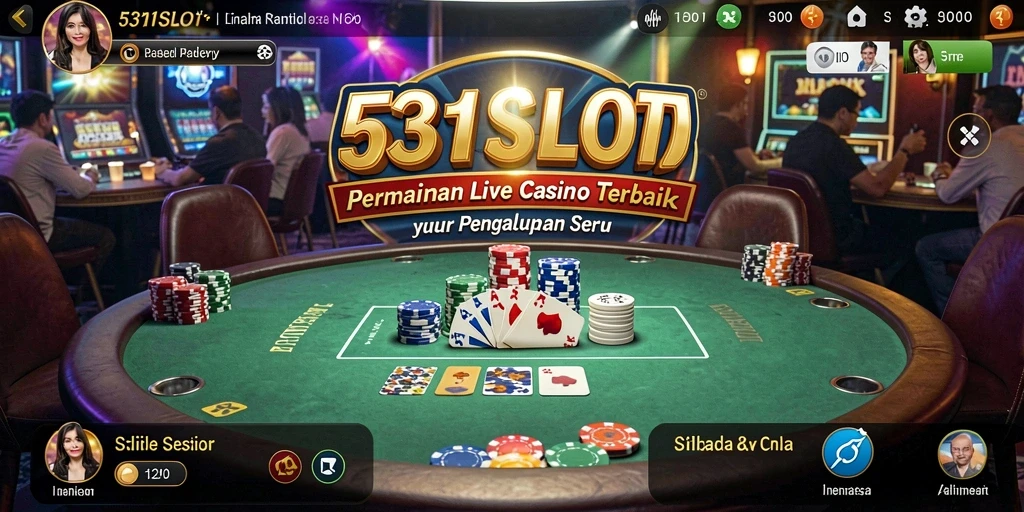 Tampilan gameplay menarik dari 531SLOT dengan dealer langsung yang interaktif.