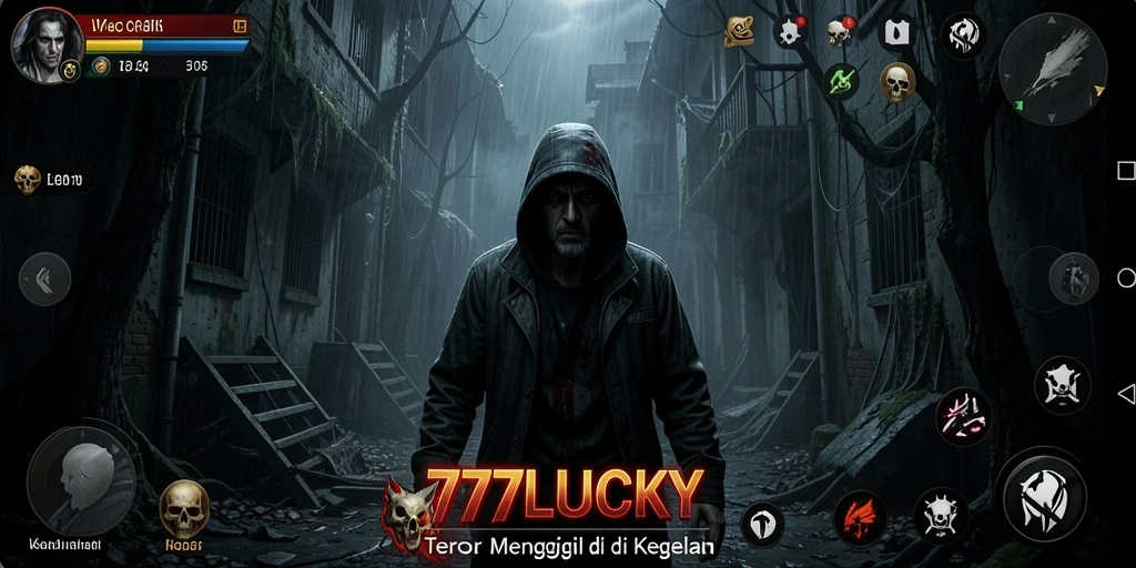 Tampak menakutkan saat karakter menjelajahi kegelapan dalam 777LUCKY.