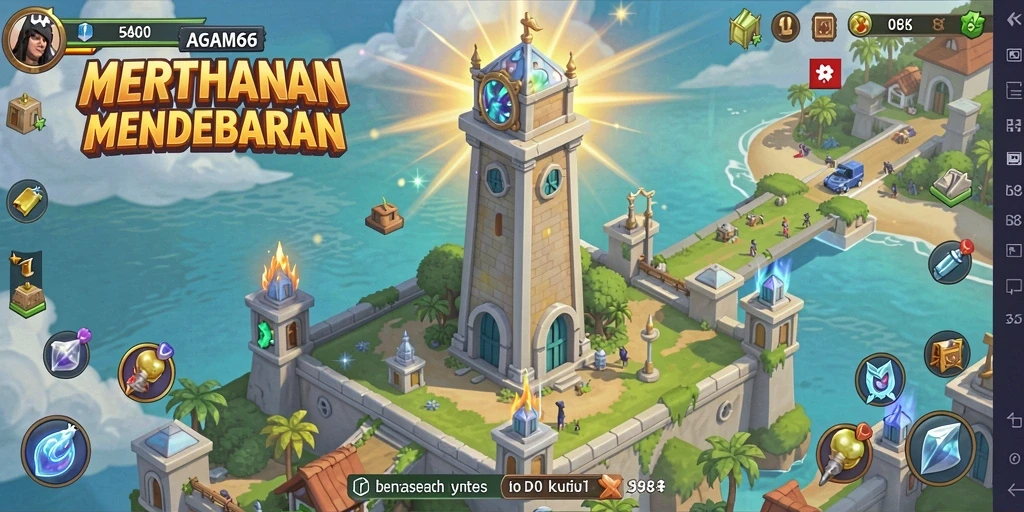 Gameplay menegangkan di AGAM66 dengan aksi Tower Defense.