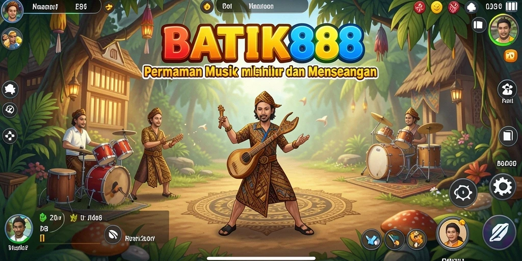 Screenshot BATIK88 menampilkan gameplay musik yang seru dan interaktif.