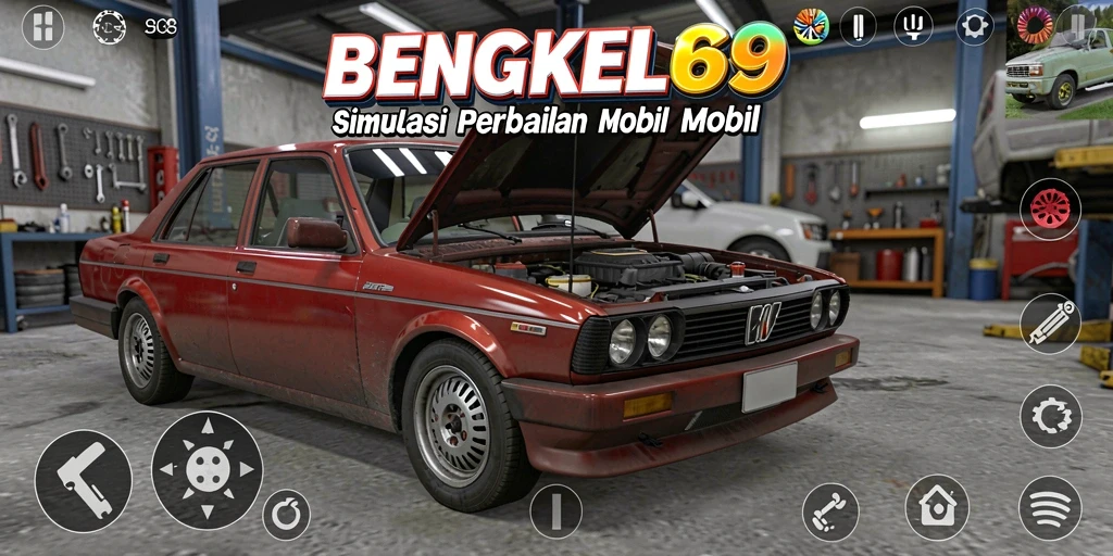 Tampilan gameplay BENGKEL69 yang seru dan mendidik.