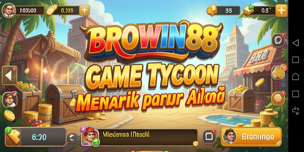 Tangkapan layar gameplay BROWIN88 dengan elemen Tycoon yang menarik.