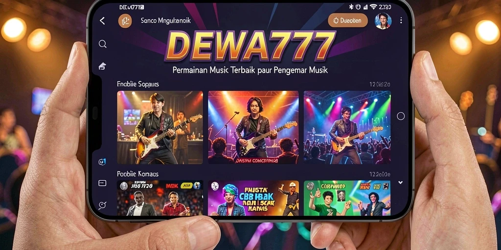 Screenshot DEWA777 menampilkan gameplay musik yang menyenangkan.