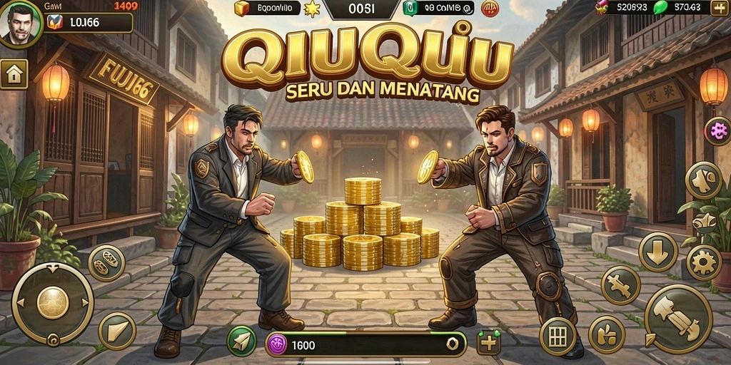 Tampilan gameplay menarik dari FUJI66 dengan aksi QiuQiu seru.