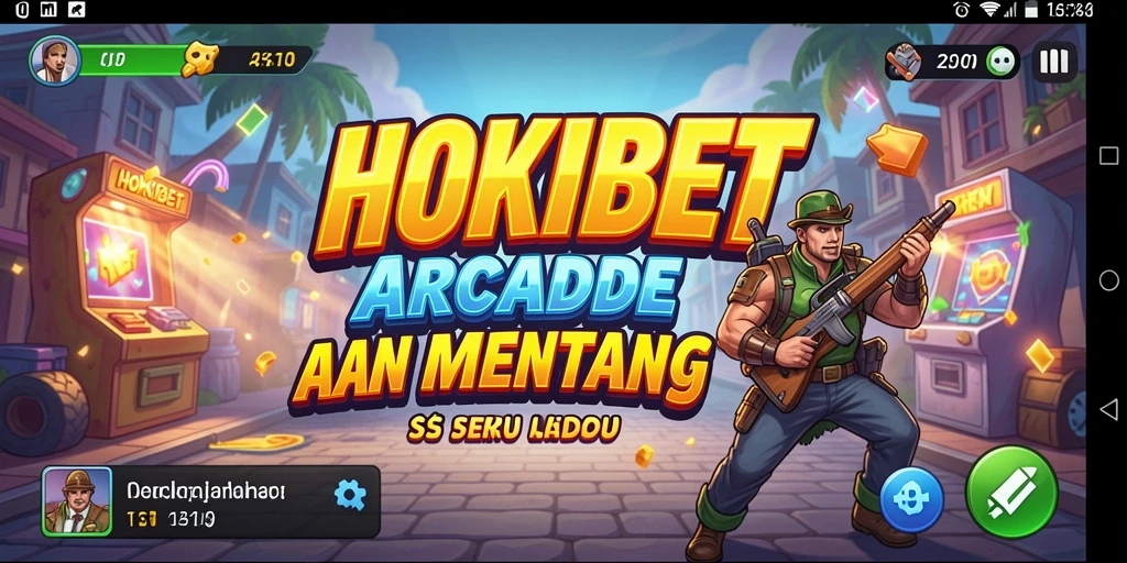 Tampilan gameplay HOKIBET yang seru dan menantang di layar.