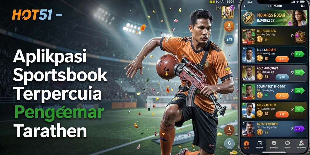 Tampilan screenshot HOT51 menampilkan pengalaman taruhan olahraga yang dinamis.