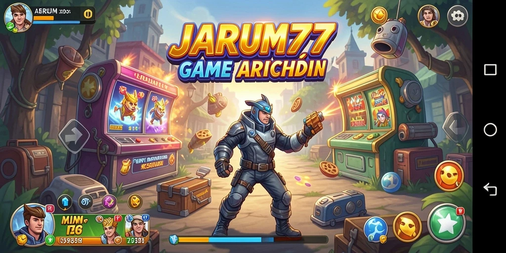 Screenshot gameplay JARUM77 menampilkan aksi seru dan grafis yang menarik.