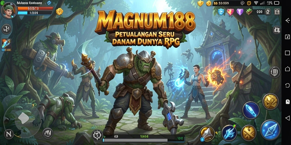 Tampilan gameplay MAGNUM188 yang menakjubkan dalam dunia RPG.