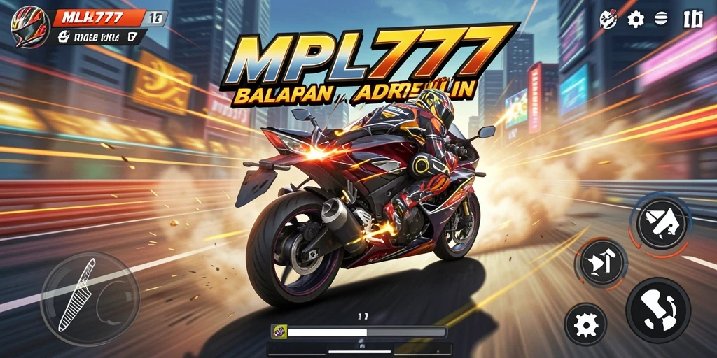 Gameplay seru MPL777 dengan balapan motor yang mendebarkan.