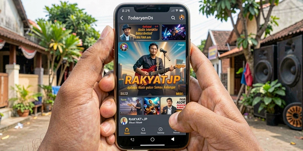Screenshot gameplay RAKYATJP menampilkan pengalaman musik yang mengasyikkan.
