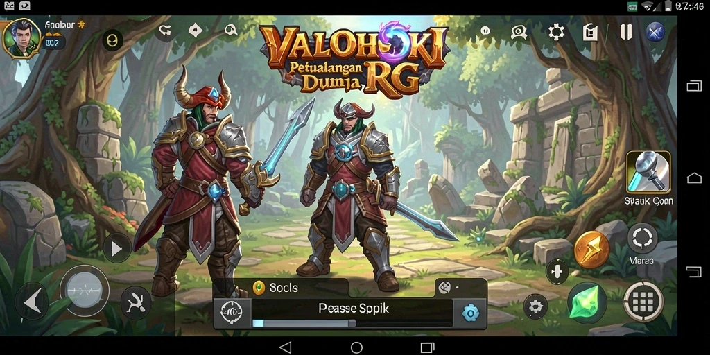 Tampilan gameplay VALOHOKI yang mendebarkan dan menarik.