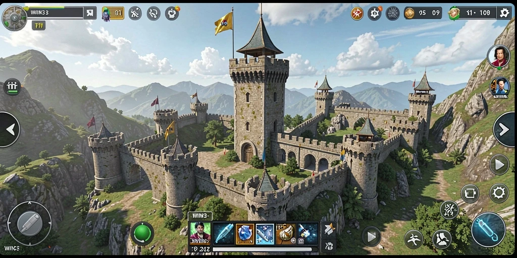 Gameplay seru WIN33 dengan strategi menara yang menantang.