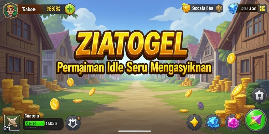 Tampilan gameplay ZIATOGEL yang seru dan penuh warna.
